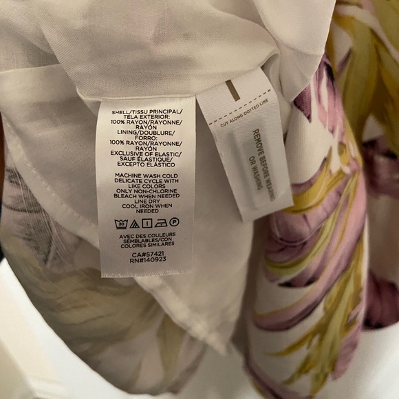 Tropical Print Swim Dress - Picture 9 of 9